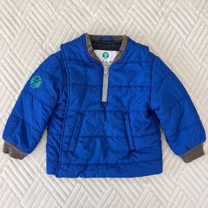 Buckle Me Baby Coats 18M Toasty Baby Shark Blue Car Seat Safe Winter Jacket